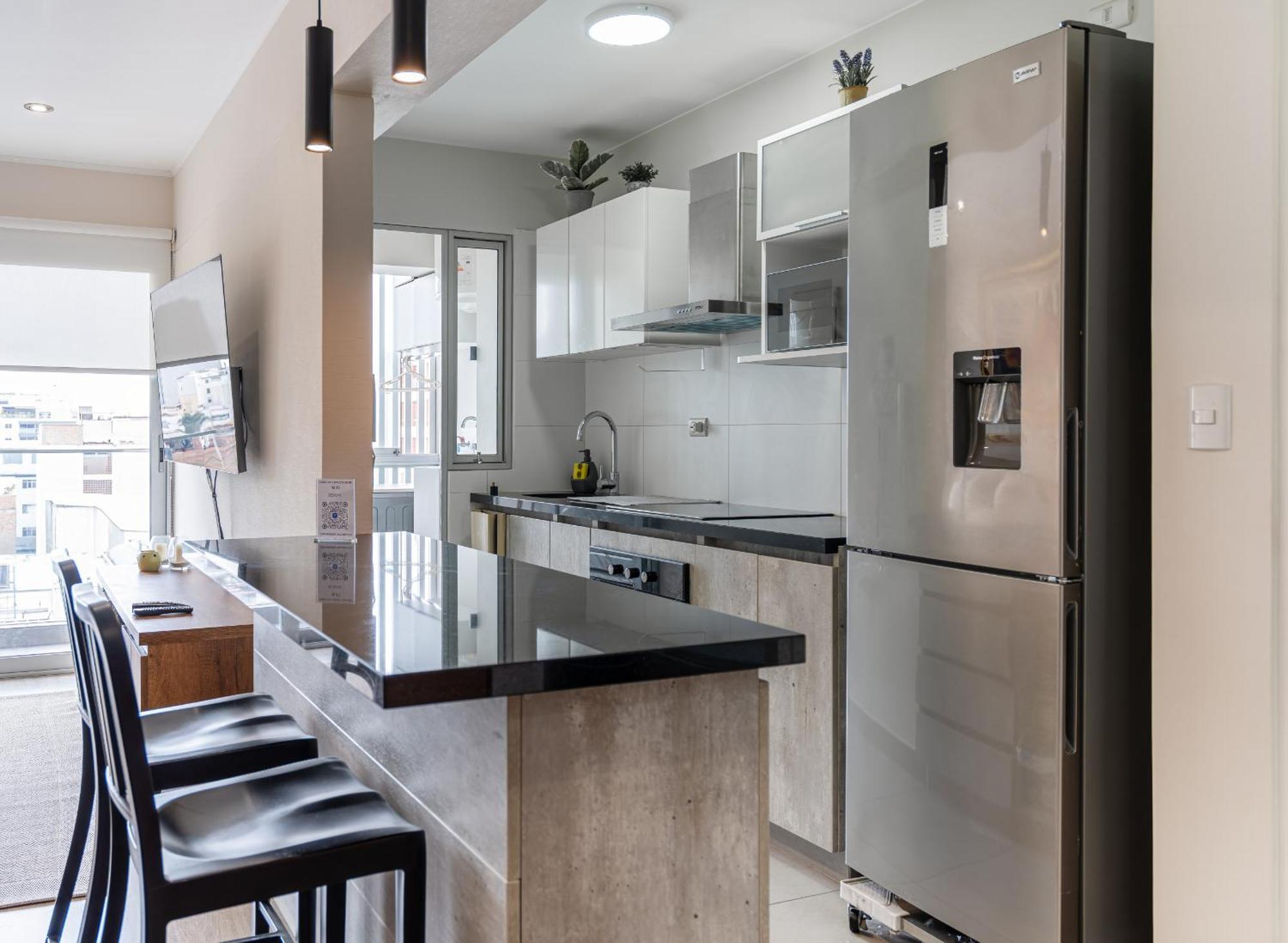 Modern 1Br Loft Close To The Seawalk Of Miraflores Lima Bagian luar foto