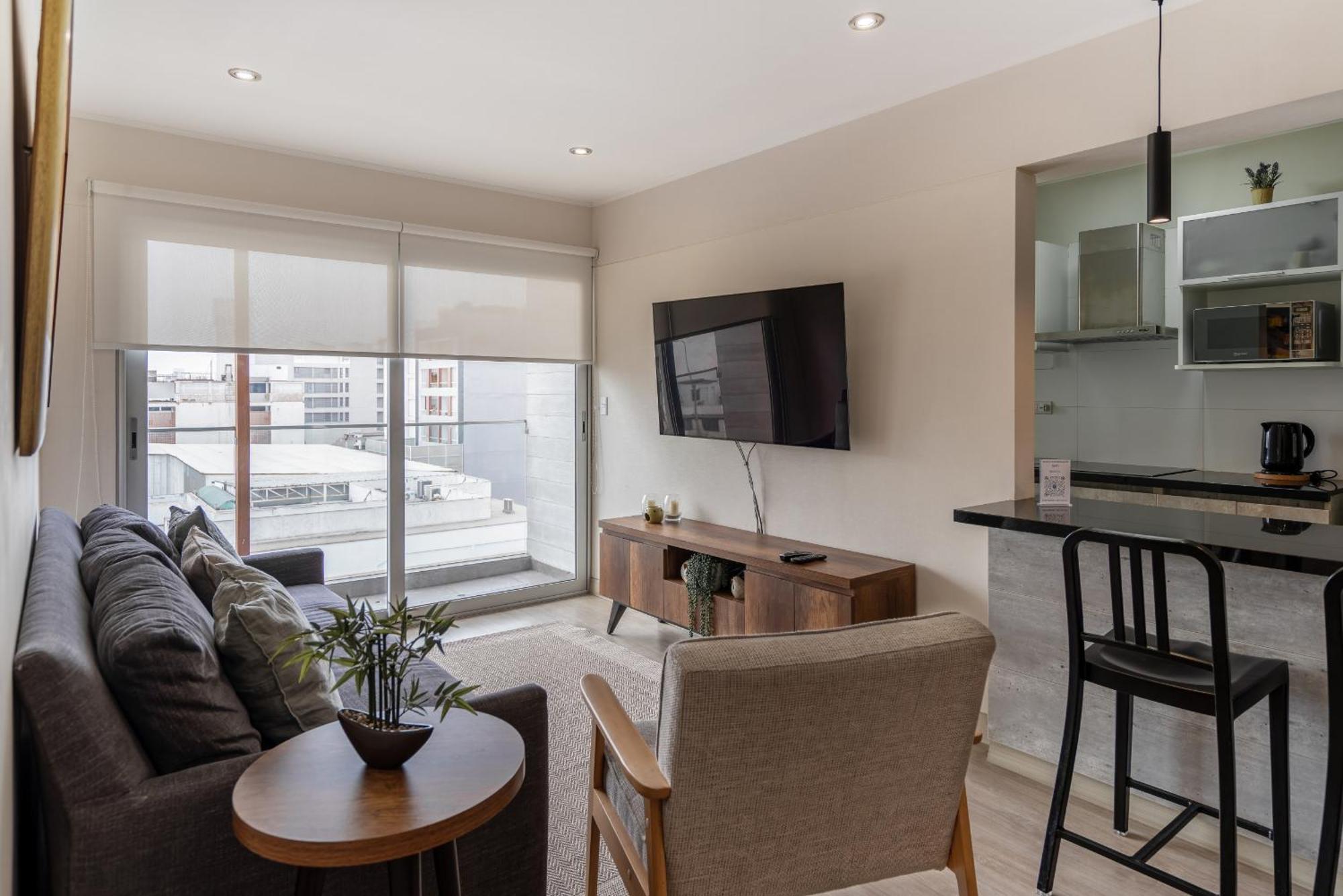 Modern 1Br Loft Close To The Seawalk Of Miraflores Lima Bagian luar foto