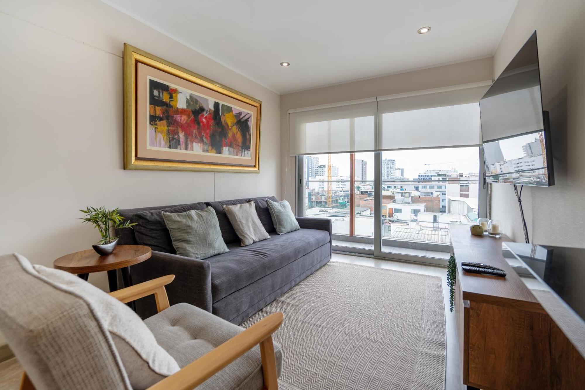 Modern 1Br Loft Close To The Seawalk Of Miraflores Lima Bagian luar foto